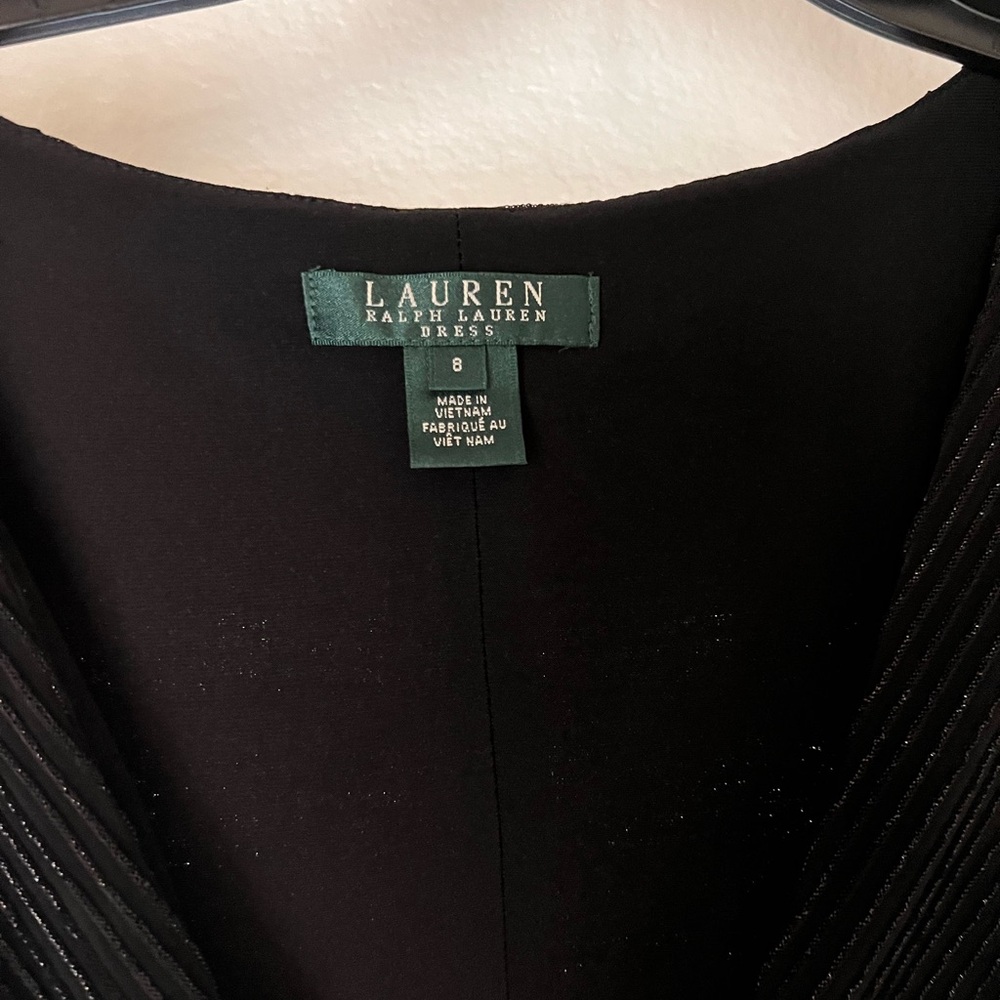 Ralph Lauren Elegant Black Sleeveless Dress - Picture 3 of 4